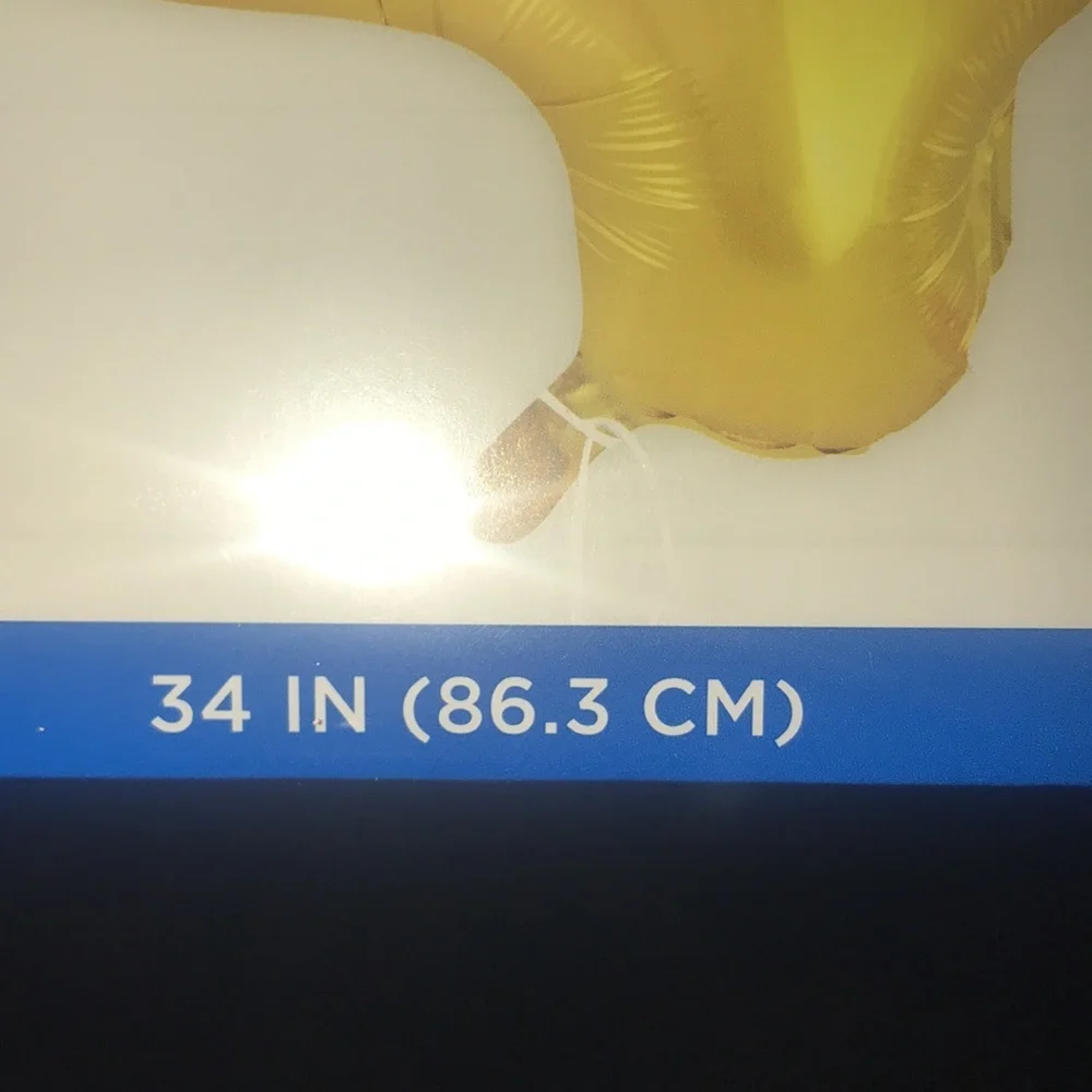 NIP Giant 6-pc Gold Foil Balloons